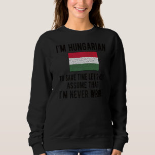 Camiseta Eu sou a bandeira húngara Raízes Húngaras