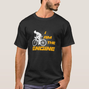 Camiseta Eu sou a bicicleta de ciclismo do motor