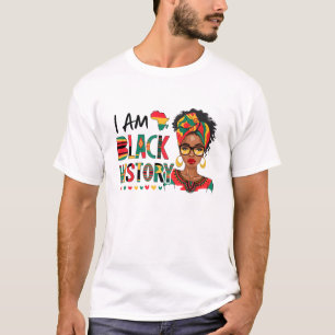 Camiseta Eu sou a Black History Month African American Wome