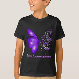 Camiseta Eu Sou A Borboleta De Consciência Da Síndrome De T