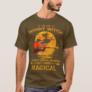 Camiseta Eu sou a bruxa-babá como uma vovó normal.