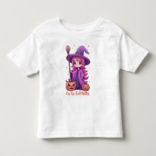 Camiseta Eu sou a Bruxa Fofa Pink Girly Halloween