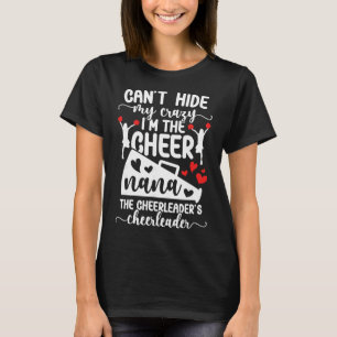 Camiseta Eu Sou A Cheer Nana De Uma Cheerleader Nana Cheerl