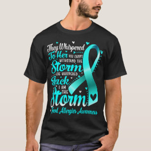 Camiseta Eu Sou A Comida De Tempestade Alergia Consciência 