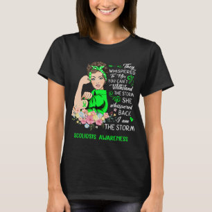 Camiseta Eu Sou A Consciência Da Escoliose De Tempestade