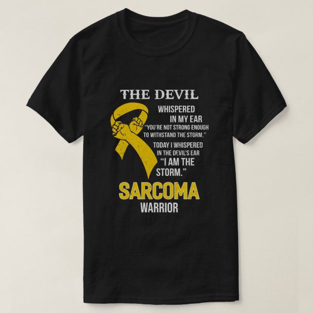Camiseta Eu Sou A Consciência De Sarcoma (Frente do Design)