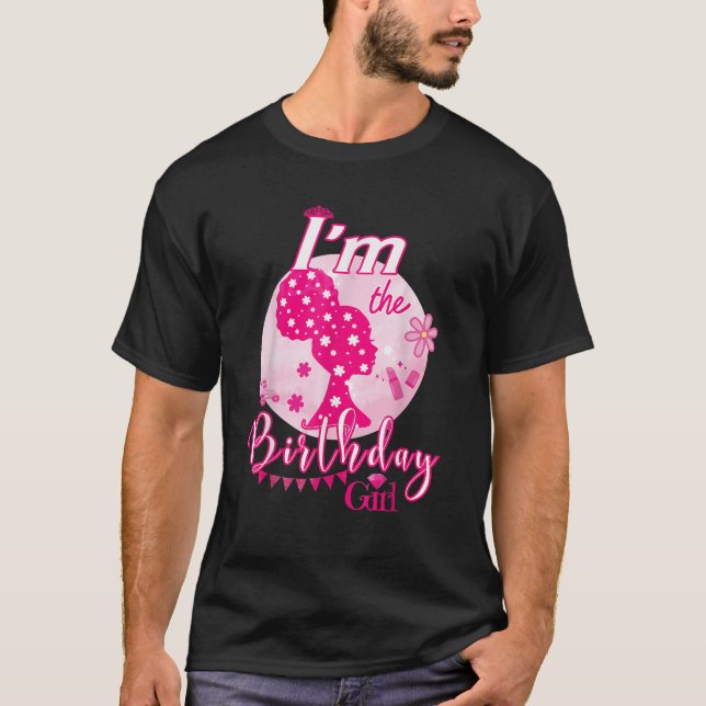 Camiseta Eu Sou A Desorte Do Festa De Boneca De Aniversário (Frente)