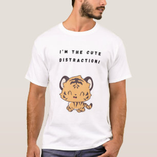 Camiseta Eu sou a distração fofa!