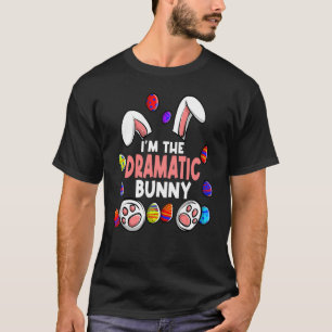 Camiseta Eu sou a Dramática Família de Festa de Coelhinhos 