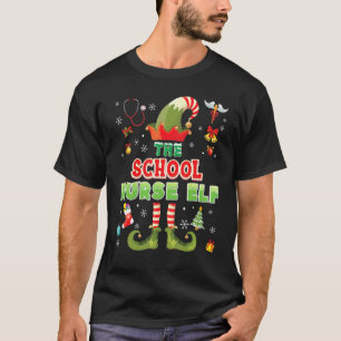 Camiseta Eu Sou A Enfermeira Da Escola Fantasia De Natal Su