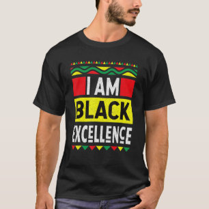 Camiseta Eu sou a excelência negra História negra mês afric