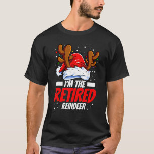 Camiseta Eu sou a família das renas reformadas combinando o