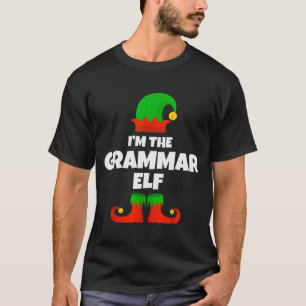 Camiseta Eu Sou a Família de Elfos da Gramática de Pijama d