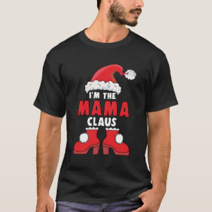 Camiseta Eu Sou A Família De Natal Da Mãe Claus, Papais noe