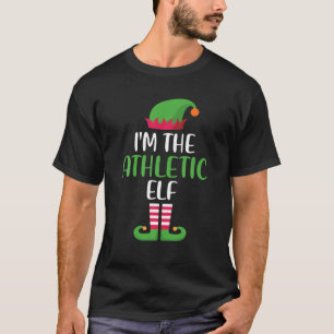 Camiseta Eu sou a família de Natal do Elfo Atlético a com