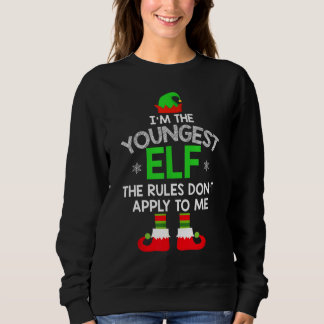 Camiseta Eu sou a família mais jovem do Elf a coincidir com