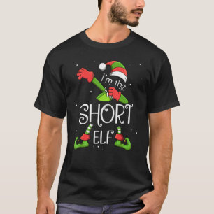 Camiseta Eu sou a família Santa Claus Xmas do Elf Curto