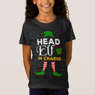 Camiseta Eu sou a família Vovó Elf que bate no Natal Paja