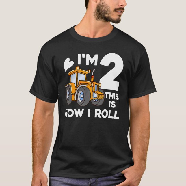 Camiseta Eu sou a Fazenda da Festa de Trator de Barnyard (Frente)