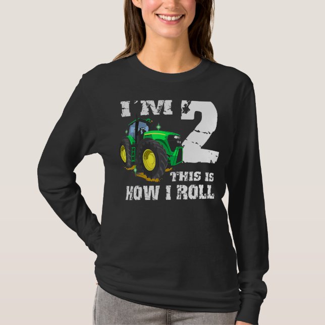 Camiseta Eu sou a Fazenda da Festa de Trator de Barnyard (Frente)