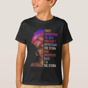 Camiseta Eu Sou A Forte Mulher Africana - Historia Negra