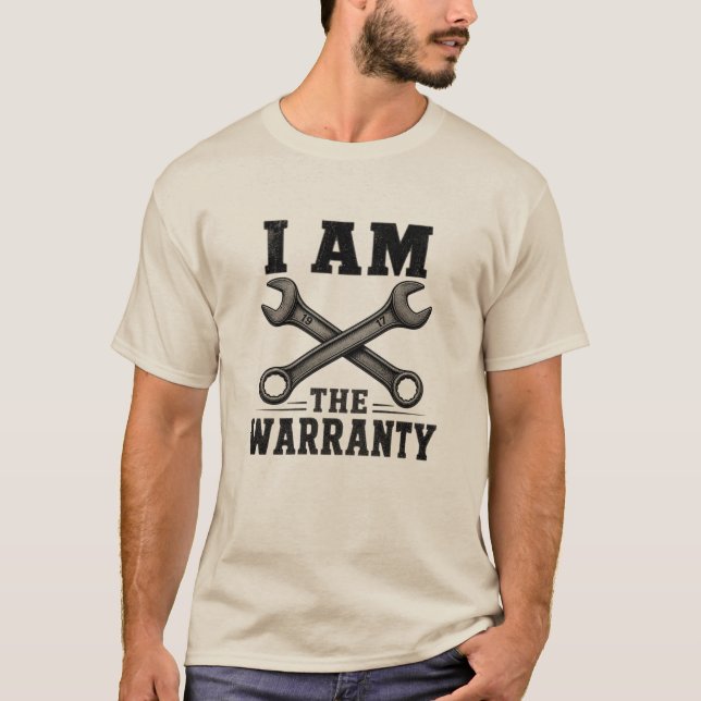 Camiseta Eu Sou a Garantia Palhaço Mecânico (Frente)