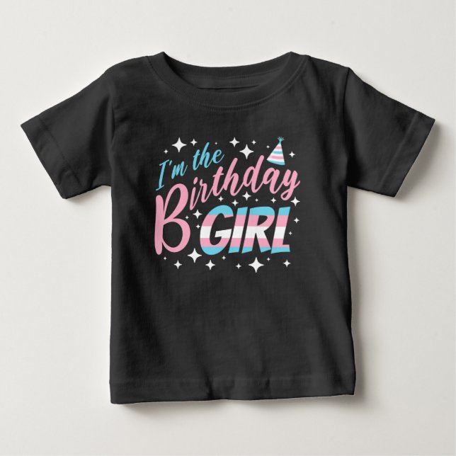 Camiseta Eu Sou a Garota de Aniversário (Frente)