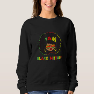 Camiseta Eu sou a garota negra da história afro para a Amér