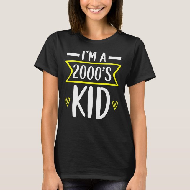 Camiseta Eu sou a geração Z do Ano de Nascimento da Década  (Frente)
