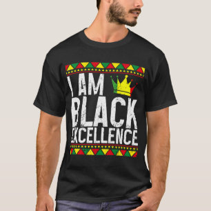 Camiseta Eu Sou a História Excelente Roupa Negra Mulheres N