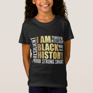 Camiseta Eu sou a História Negra, a Diversidade Melanina