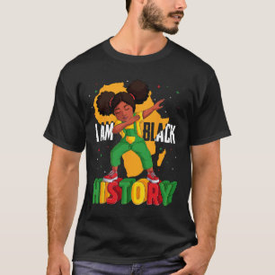 Camiseta Eu Sou A História Negra Crianças Meninas Mulheres 