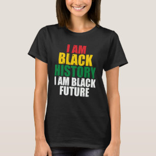 Camiseta Eu sou a História Negra e o Futuro Americano Afric