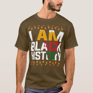 Camiseta Eu sou a história negra História negra mês e orgul