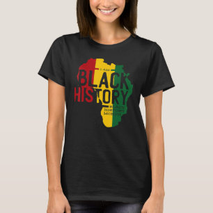 Camiseta Eu Sou a História Negra Melanin Afro Orgulho Boys