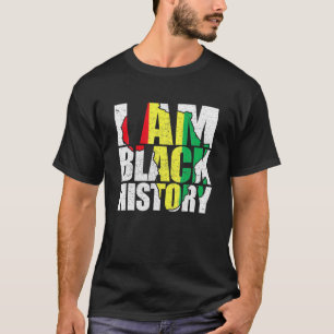 Camiseta Eu Sou a História Negra Melanina Orgulho História 