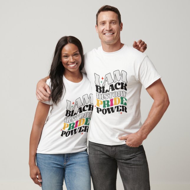 Camiseta Eu Sou a História Negra - Mês da História Negra (Unissex)