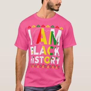 Camiseta Eu Sou a História Negra Mês do Orgulho Africano-Am