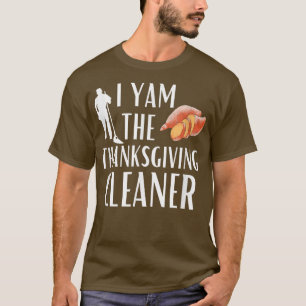 Camiseta Eu sou a Hous Limpadora Engraçada de Ação de Graça