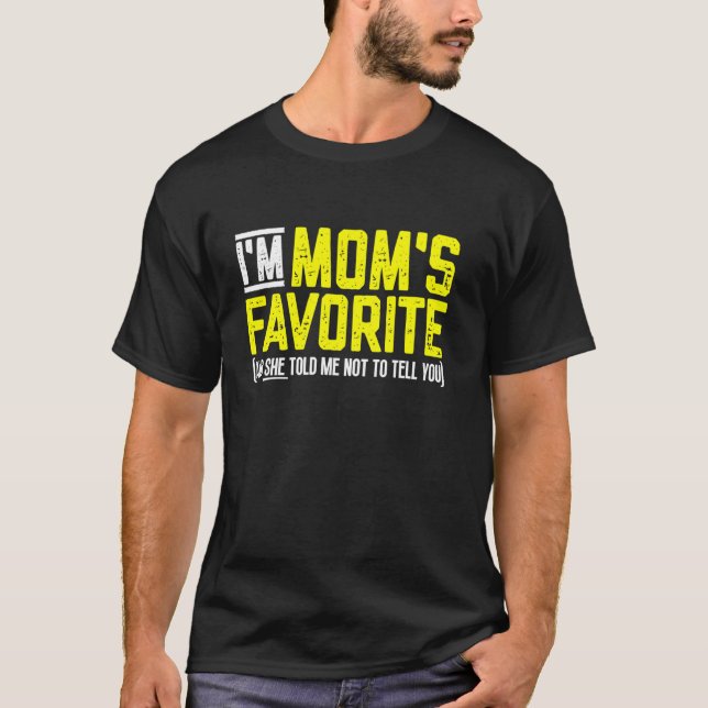 Camiseta Eu Sou a Irmã Engraçada Favorita da Mamãe (Frente)
