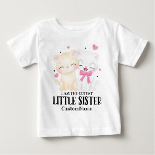 Camiseta Eu sou a irmã mais bonita do costume