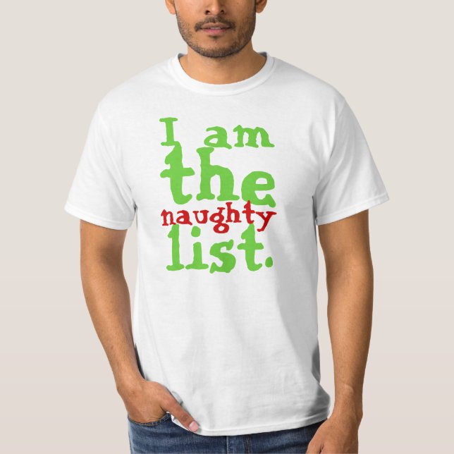 Camiseta Eu sou a lista impertinente (Frente)