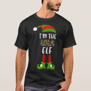 Camiseta Eu sou a Lola Elf que bate na família de Natal par