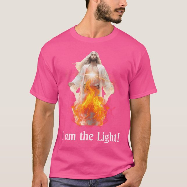 Camiseta Eu Sou A Luz (Jesus) (Frente)