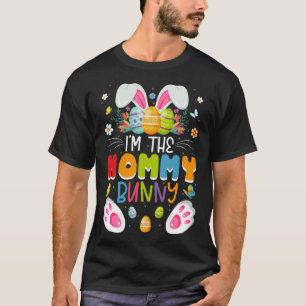 Camiseta Eu sou a Mamãe Coelhinha Correspondente à Páscoa d