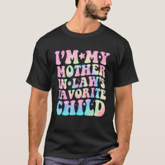 Camiseta Eu sou a minha mãe de direito dos pais favoritos