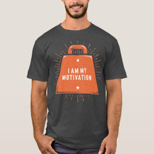Camiseta Eu Sou A Minha Motivação De Citação Motivacional G