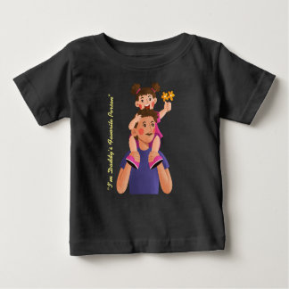 Camiseta Eu sou a Pai favorita de Bebê Fine Jersey