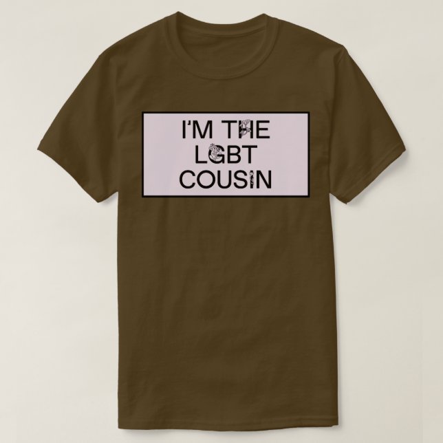 Camiseta Eu Sou A Prima LGBT Engraçada Memória (Frente do Design)