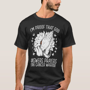 Camiseta Eu sou a prova de que Deus atende as orações à con